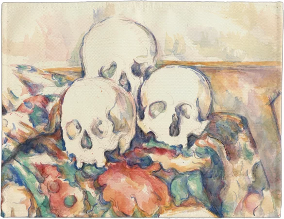 Podkładka na stół Trzy czaszki Paul Cezanne