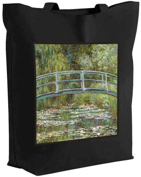 Torba z naszywką Most nad stawem z liliami wodnymi Claude Monet