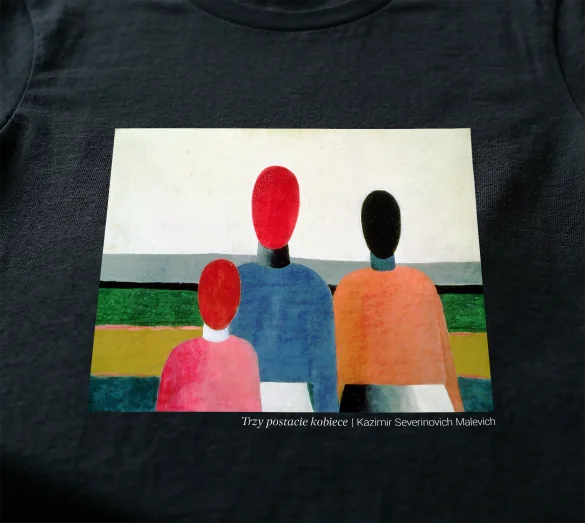 Koszulka z nadrukiem Trzy postacie kobiece Kazimir Severinovich Malevich
