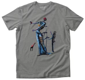 Koszulka Płonąca żyrafa Salvador Dali