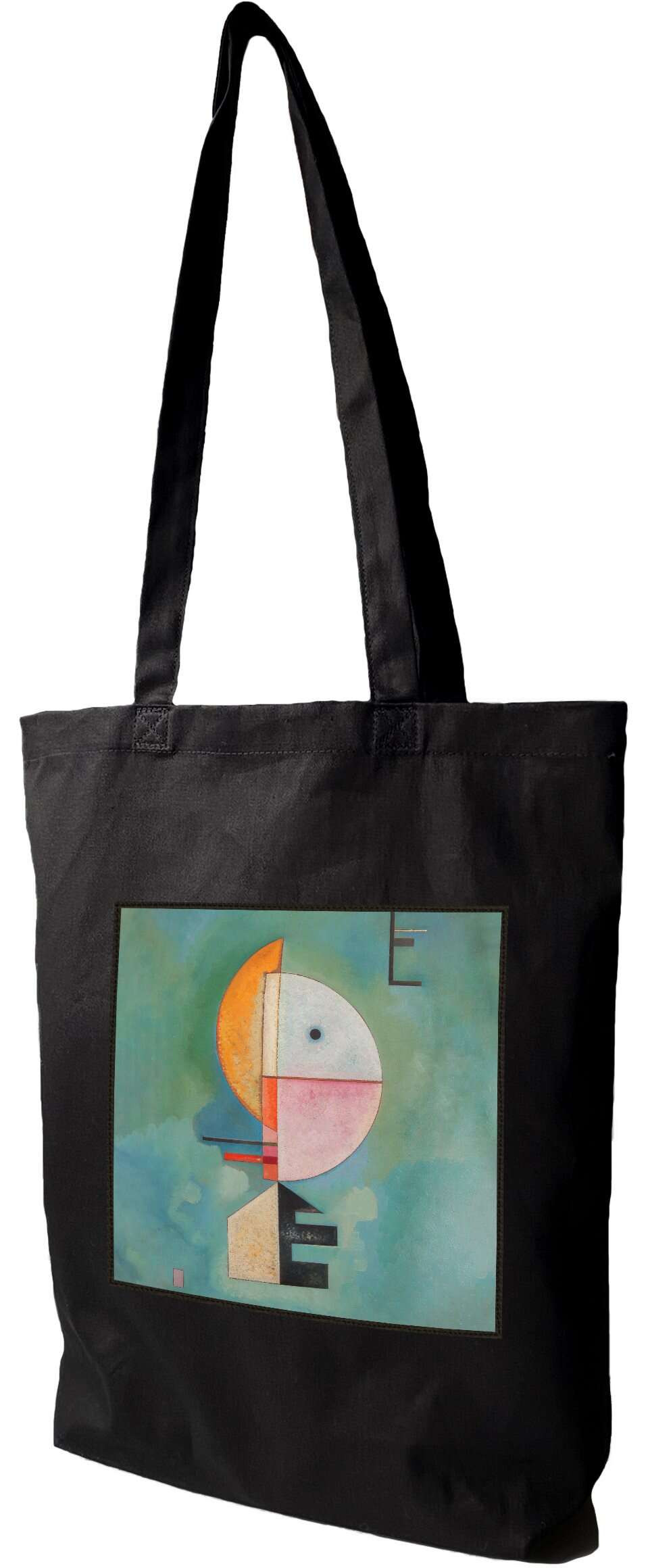 Torba z naszywką Do góry Wassily Kandinsky, Czarna