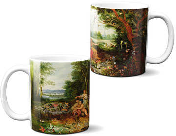 Kubek Cztery Żywioły Jan van Kessel (starszy)