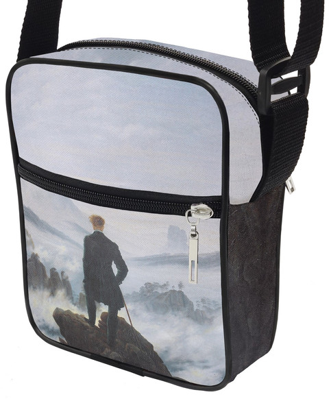 Torba Listonoszka Wędrowiec nad morzem mgły Caspar David Friedrich