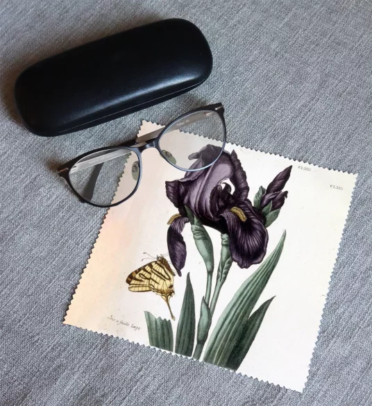 Ściereczka do okularów Irys szerokolistny Maria Sibylla Merian