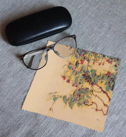 Ściereczka do okularów Fuchsia Branches (Sun Tree) Egon Schiele