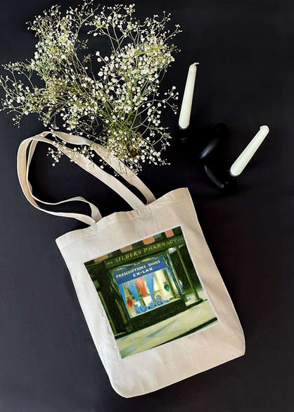 Torba z naszywką Apteka Edward Hopper