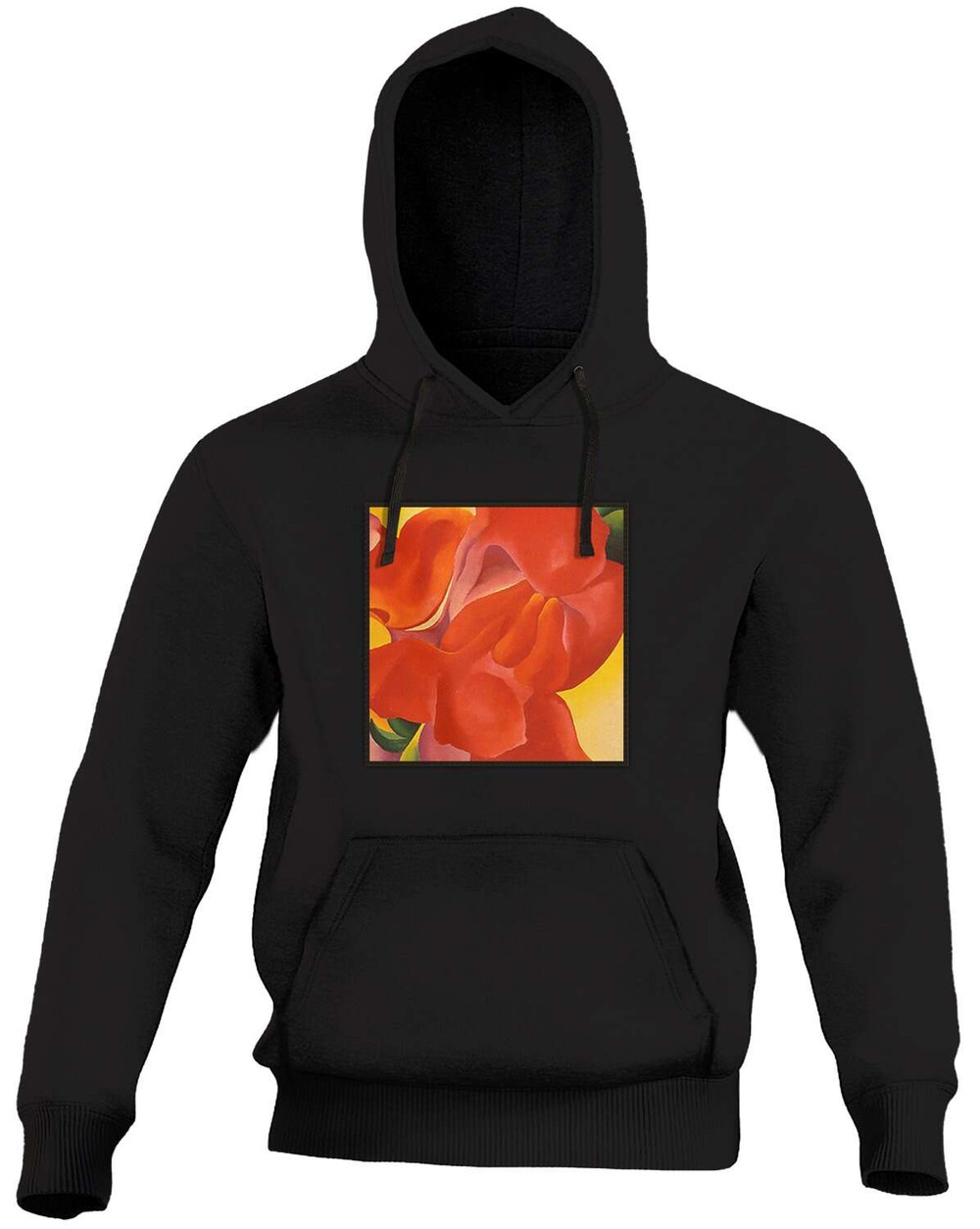Bluza z naszywką czerwona kanna Georgia O’Keeffe