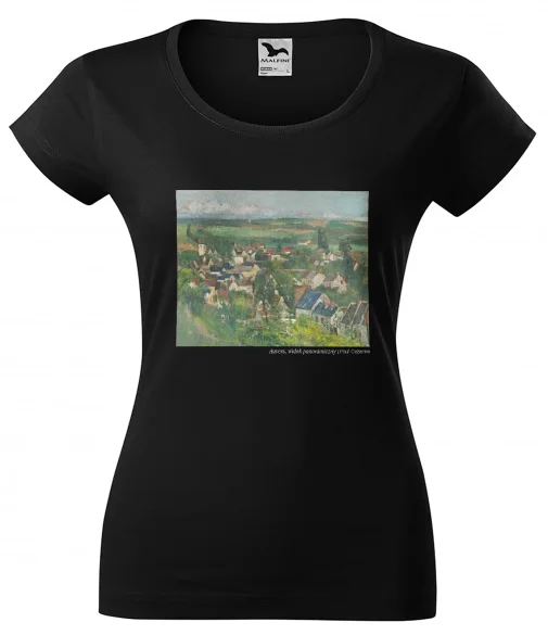 Bluzka damska Auvers, widok panoramiczny Paul Cezanne