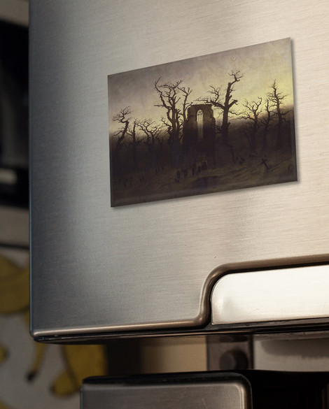 Magnes Opactwo w dębowym lesie Caspar David Friedrich