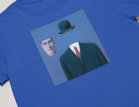 Koszulka z naszywką Pielgrzym René Magritte