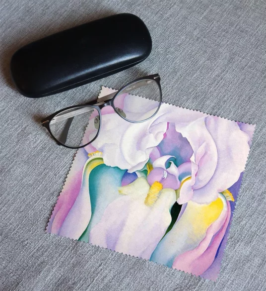 Ściereczka do okularów Biały irys Georgia O’Keeffe