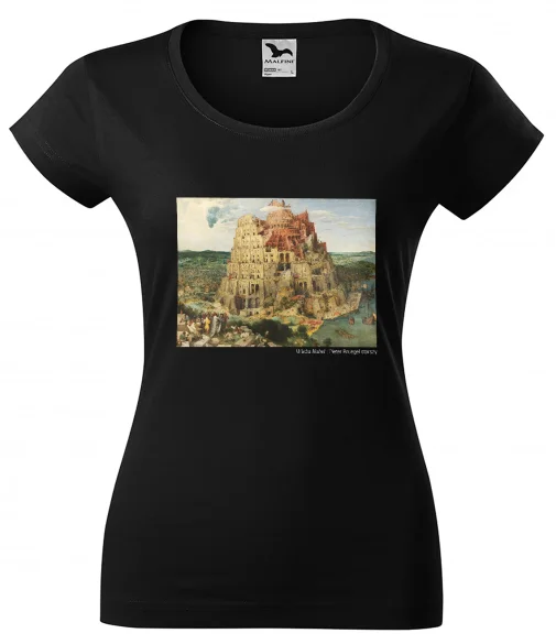 Bluzka damska Wieża Babel Pieter Bruegel starszy