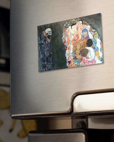 Magnes Śmierć i życie Gustav Klimt