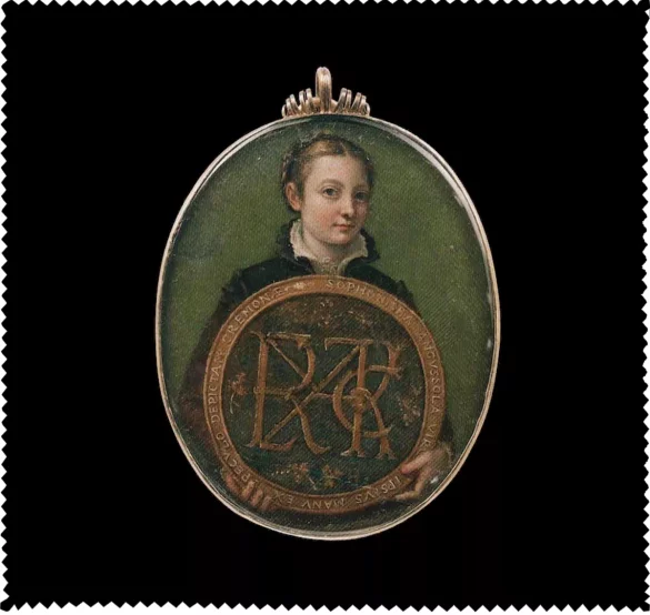 Ściereczka do okularów Autoportret, 1556 Sofonisba Anguissola