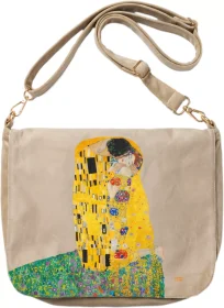 Torebka damska welurowa Pocałunek Gustav Klimt