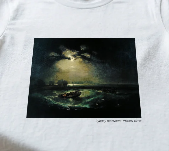 Koszulka z nadrukiem Rybacy na morzu William Turner