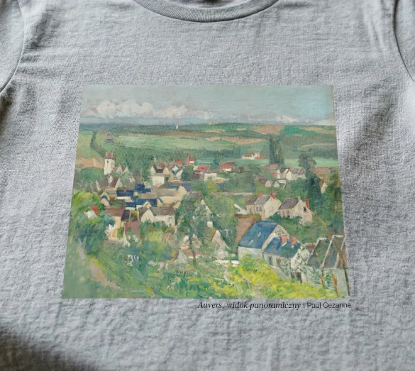 Bluzka damska Auvers, widok panoramiczny Paul Cezanne