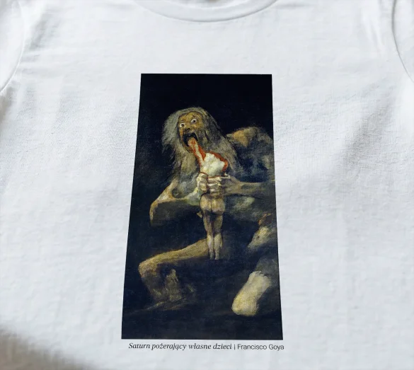 Bluzka damska Saturn pożerający własne dzieci Francisco Goya
