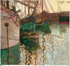 Ściereczka do okularów Port w Trieście Egon Schiele
