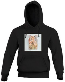 Bluza z naszywką Kwiat Alfons Mucha