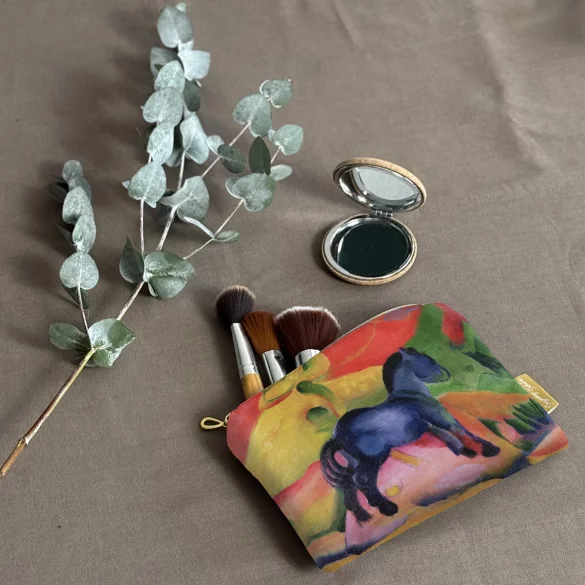 Kosmetyczka mini Mały niebieski koń Franz Marc