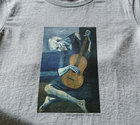 Bluzka damska Stary gitarzysta Pablo Picasso