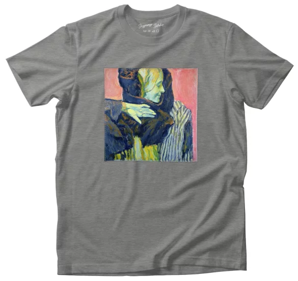 Koszulka z naszywką Wizja wieczności Koloman Moser