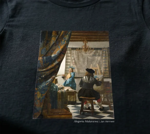 Bluzka damska Alegoria Malarstwa Jan Vermeer
