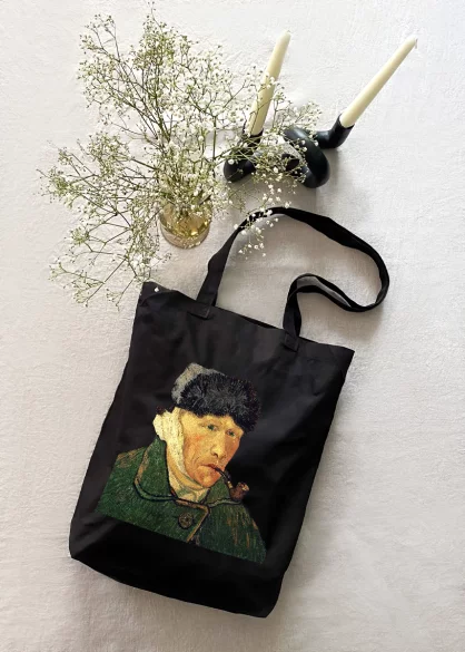 Torba bawełniana Autoportret z zabandażowanym uchem Vincent Van Gogh
