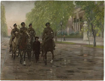 Podkładka na stół Wiosna 1905 Stanisław Masłowski