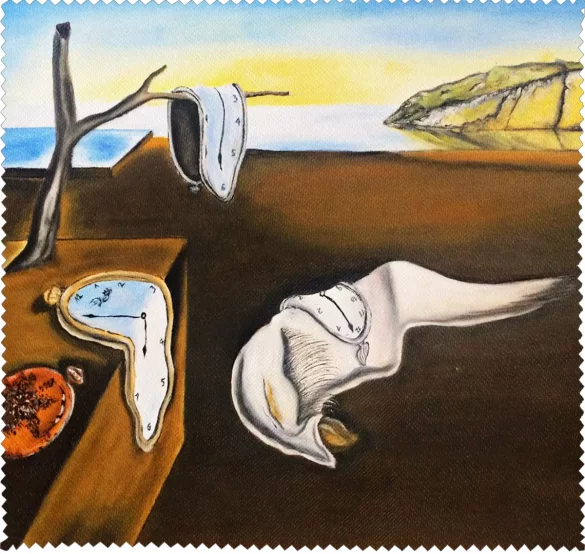 Ściereczka do okularów Trwałość pamięci Salvador Dali
