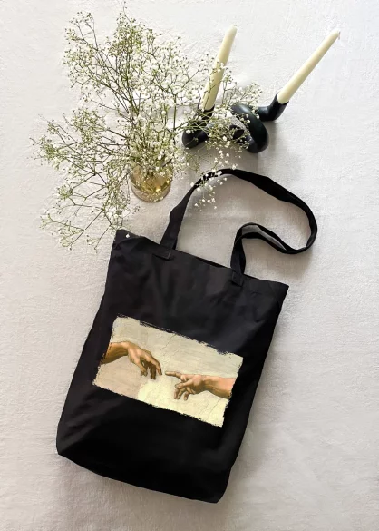 Torba bawełniana Stworzenie Adama Michał Anioł