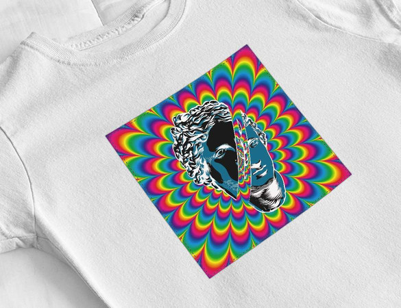 Bluzka damska z naszywką Psychodelic Athena