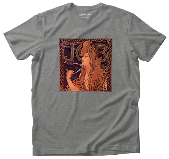 Koszulka z naszywką Job Alfons Mucha