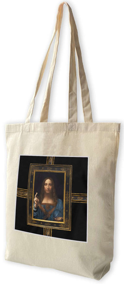 Torba z naszywką Zbawiciel świata Leonardo da Vinci