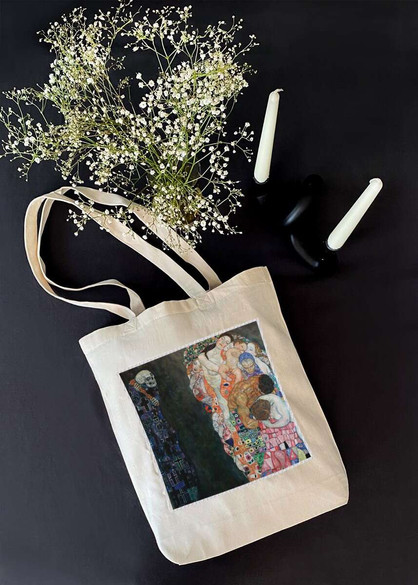 Torba z naszywką Śmierć i życie Gustav Klimt