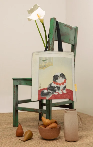 Torba na ramię Pies pekińczyk Ohara Koson