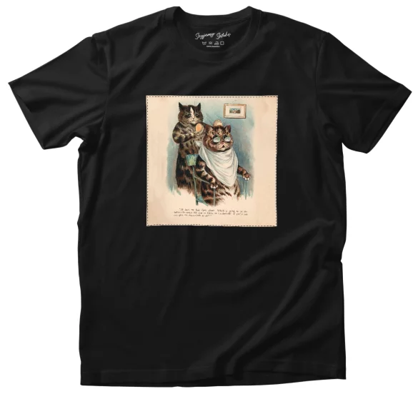 Koszulka z naszywką Koty Louisa Waina Louis Wain