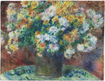 Podkładka na stół Chryzantemy Pierre-Auguste Renoir