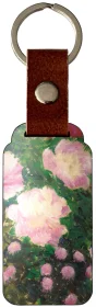 Brelok Kwitnące kwiaty na ogrodzeniu ogrodu Koloman Moser