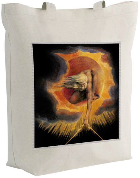 Torba z naszywką Urizen stwarzający świat William Blake