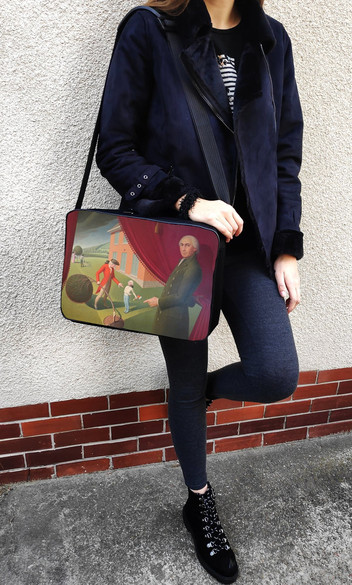 Torba na ramię Parson Weems' Fable Grant Wood