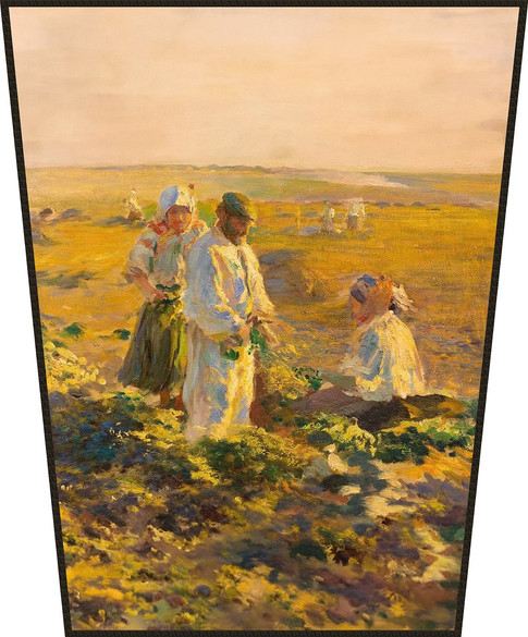 Ekran Kopanie buraków Leon Wyczółkowski