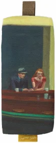 Piórnik szkolny prostokątny Nocne marki Edward Hopper