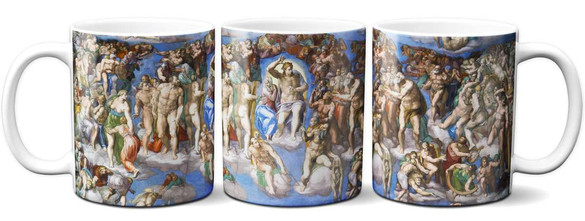 Kubek Sąd Ostateczny Michał Anioł