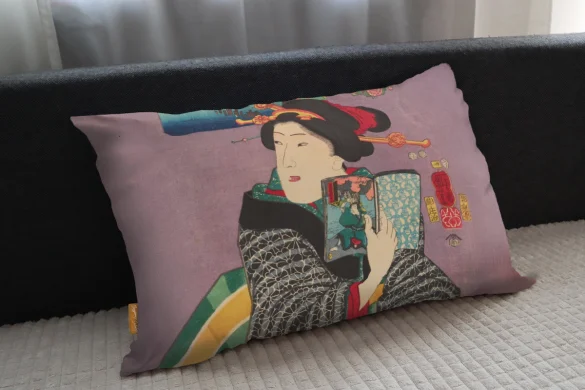 Poduszka Krajobrazy i piękności Utagawa Kuniyoshi