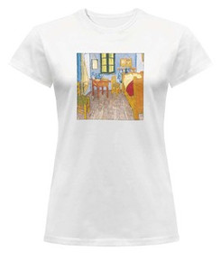 Bluzka damska z naszywką Bedroom Vincent van Gogh