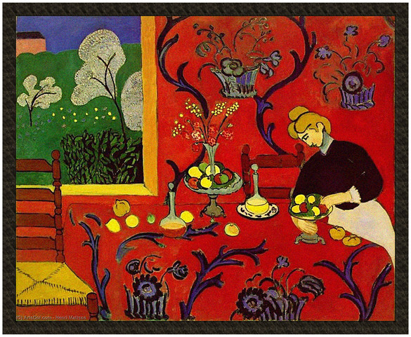 Naszywka Harmonia w czerwieni Henri Matisse