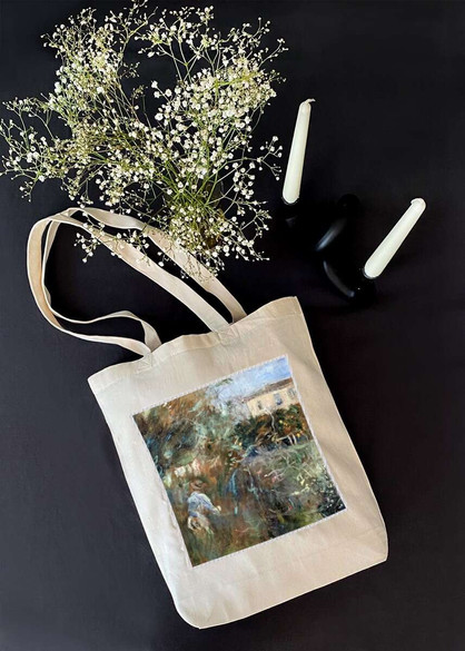 Torba z naszywką Kobieta w ogrodzie Berthe Morisot