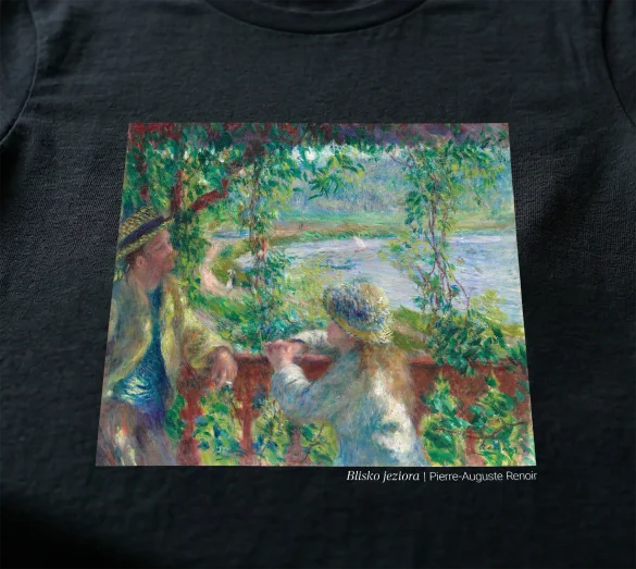 Bluzka damska Blisko jeziora Pierre-Auguste Renoir